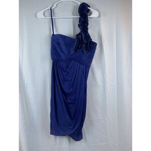 open lace back dress One Shoulder Dress – BCBGMAXAZRIA main image 1